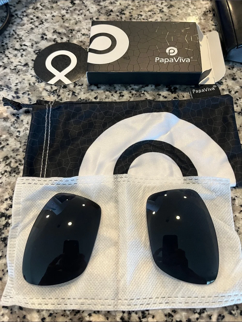 Replacement VR/AR Lens Set - Black